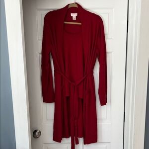 Cabernet Rich Red Knitwear Set